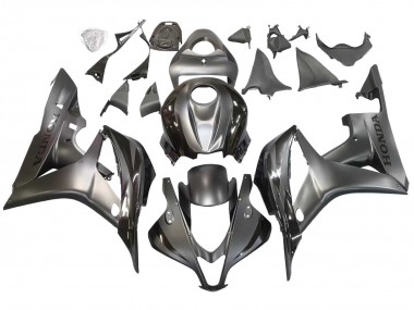 Silver Glossy Black 2007-2008 Honda CBR600RR Motorcycle Fairing