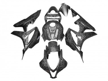 Black Forged Carbon Fiber 2007-2008 Honda CBR600RR Motorcycle Fairings