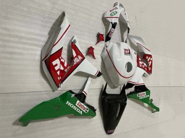 White Green Red Castrol 2007-2008 Honda CBR600RR Motorcycle Fairings