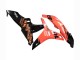 Orange Glossy Black Repsol 2007-2008 Honda CBR600RR Motorcycle Fairings