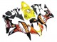 Yellow Orange Glossy Black Rossi Repsol 2007-2008 Honda CBR600RR Motorcycle Fairings