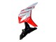 White Red Glossy Black 2007-2008 Honda CBR600RR Motorcycle Fairing