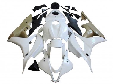 Silver White 2007-2008 Honda CBR600RR Motorcycle Fairings