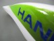 White Green Yellow Glossy Black Hannspree 2007-2008 Honda CBR600RR Motorcycle Fairings