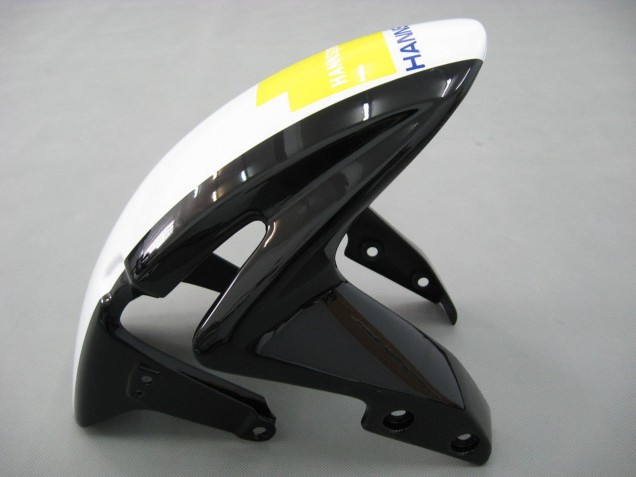 White Green Yellow Glossy Black Hannspree 2007-2008 Honda CBR600RR Motorcycle Fairings
