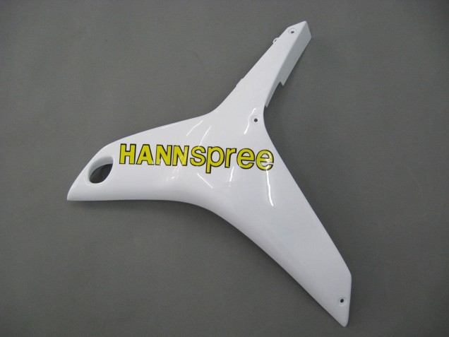 White Green Yellow Glossy Black Hannspree 2007-2008 Honda CBR600RR Motorcycle Fairings