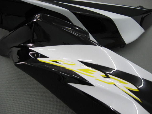 White Green Yellow Glossy Black Hannspree 2007-2008 Honda CBR600RR Motorcycle Fairings