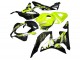Yellow Glossy Black 2007-2008 Honda CBR600RR Motorcycle Fairings