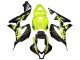 Yellow Glossy Black 2007-2008 Honda CBR600RR Motorcycle Fairings
