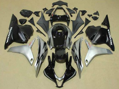 Black Grey 2009-2012 Honda CBR600RR Motorcycle Fairings