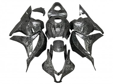 Black Forged Carbon Fiber 2009-2012 Honda CBR600RR Motorcycle Fairings