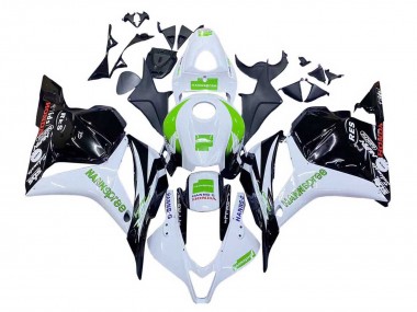 White Green Glossy Black Hannspree 2009-2012 Honda CBR600RR Motorcycle Fairings