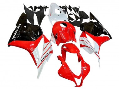 White Red Glossy Black 2009-2012 Honda CBR600RR Motorcycle Fairing