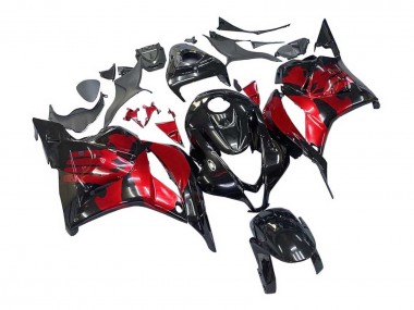 Red Glossy Black 2009-2012 Honda CBR600RR Motorcycle Fairings