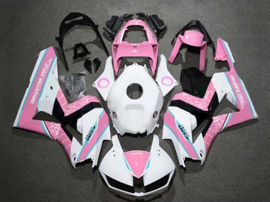 White Pink Blue 2009-2012 Honda CBR600RR Motorcycle Fairings