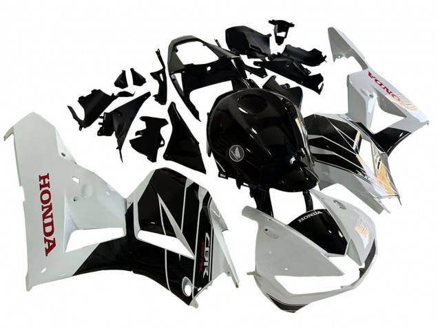 White Glossy Black 2013-2023 Honda CBR600RR Motorcycle Fairing Kits