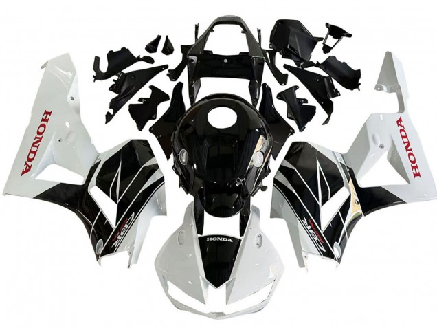 White Glossy Black 2013-2023 Honda CBR600RR Motorcycle Fairing Kits