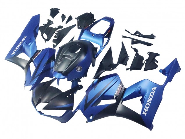 Blue Matte Black Racing 2013-2023 Honda CBR600RR Motorcycle Fairings
