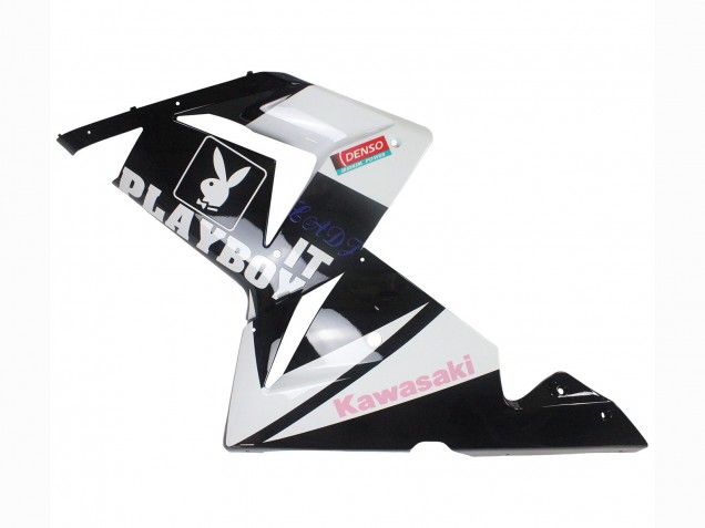 Black Pink White Playboy Motul 2004-2005 Kawasaki ZX10R Motorcycle Fairings