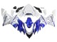 Black White 2004-2005 Kawasaki ZX10R Motorcycle Fairing