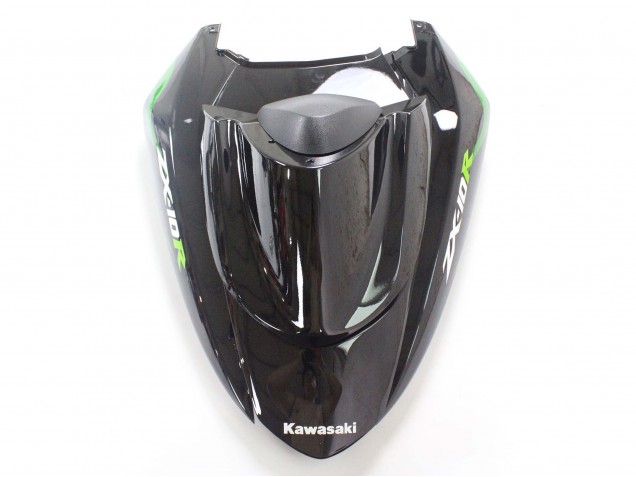 Black with Green Flame Ninja 2004-2005 Kawasaki ZX10R Motorcycle Fairings
