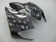 Black White 2004-2005 Kawasaki ZX10R Motorcycle Fairings
