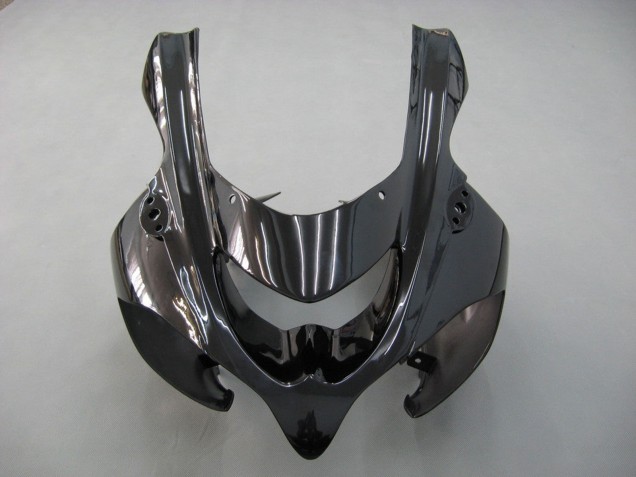 Black White 2004-2005 Kawasaki ZX10R Motorcycle Fairings