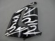 Black White 2004-2005 Kawasaki ZX10R Motorcycle Fairings