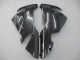 Black White 2004-2005 Kawasaki ZX10R Motorcycle Fairings