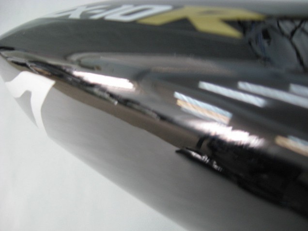 Black White 2004-2005 Kawasaki ZX10R Motorcycle Fairings