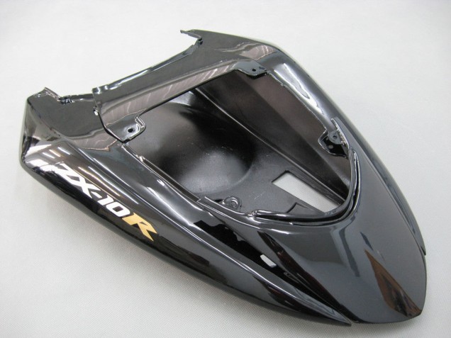 Black White 2004-2005 Kawasaki ZX10R Motorcycle Fairings