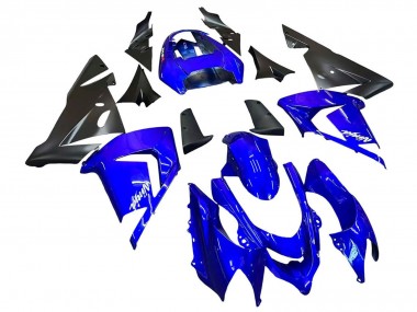 Blue Black Ninja 2004-2005 Kawasaki ZX10R Motorcycle Fairings
