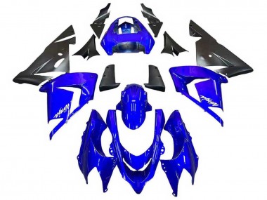Blue Black Ninja 2004-2005 Kawasaki ZX10R Motorcycle Fairings