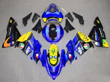 Green Black Ninja 2004-2005 Kawasaki ZX10R Motorcycle Fairing