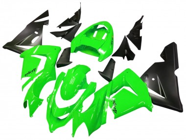 Green Black Ninja 2004-2005 Kawasaki ZX10R Motorcycle Fairings