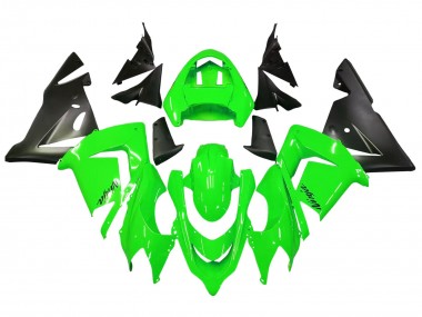 Green Black Ninja 2004-2005 Kawasaki ZX10R Motorcycle Fairings