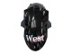 Glossy Black White West 2006-2007 Kawasaki ZX10R Motorcycle Fairings