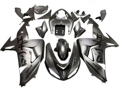 Matte Grey 2006-2007 Kawasaki ZX10R Motorcycle Fairings