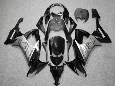Matte Black Grey Motul 2006-2007 Kawasaki ZX10R Motorcycle Fairings