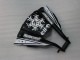 Glossy Black White Elf Snow Decal 2011-2015 Kawasaki ZX10R Motorcycle Fairings