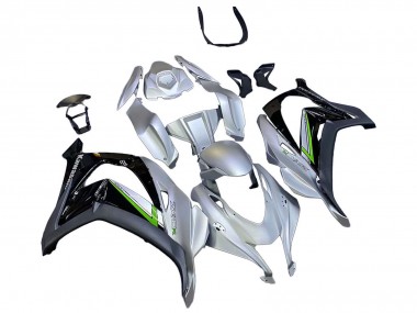 Silver Green Black 2016-2020 Kawasaki ZX10R Motorcycle Fairing