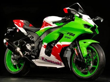 White Green Red 2021-2025 Kawasaki ZX10R Motorcycle Fairings