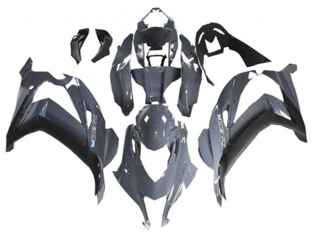 Grey Black 2021-2025 Kawasaki ZX10R Motorcycle Fairings