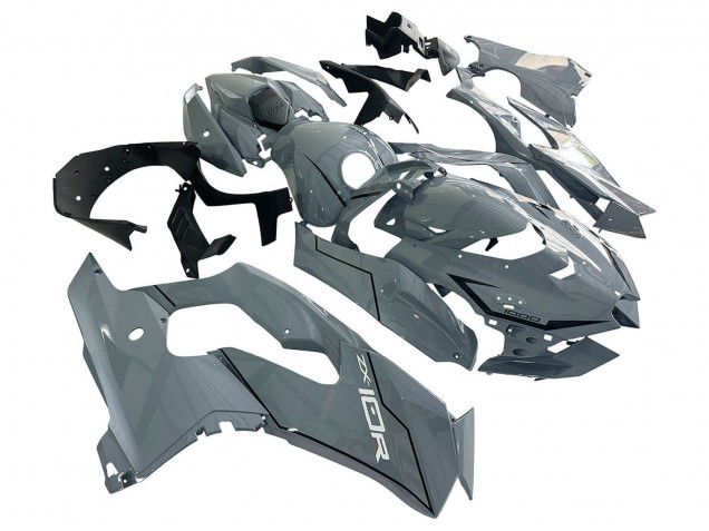 Grey 2021-2025 Kawasaki ZX10R Motorcycle Fairings