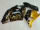 Glossy Black Gold Flame 2006-2011 Kawasaki ZX14R ZZR1400 Motorcycle Fairings