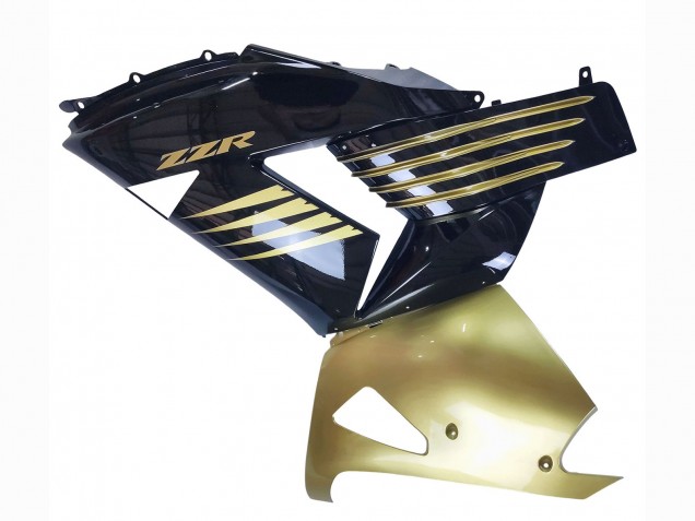 Gold Black 2006-2011 Kawasaki ZX14R ZZR1400 Motorcycle Fairings