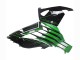 Green Glossy Black Stripe 2012-2024 Kawasaki ZX14R ZZR1400 Motorcycle Fairings
