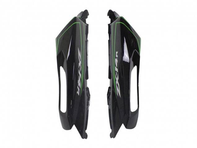 Green Glossy Black Stripe 2012-2024 Kawasaki ZX14R ZZR1400 Motorcycle Fairings