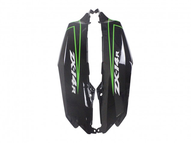 Green Glossy Black Stripe 2012-2024 Kawasaki ZX14R ZZR1400 Motorcycle Fairings
