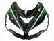 Green Glossy Black Stripe 2012-2024 Kawasaki ZX14R ZZR1400 Motorcycle Fairings